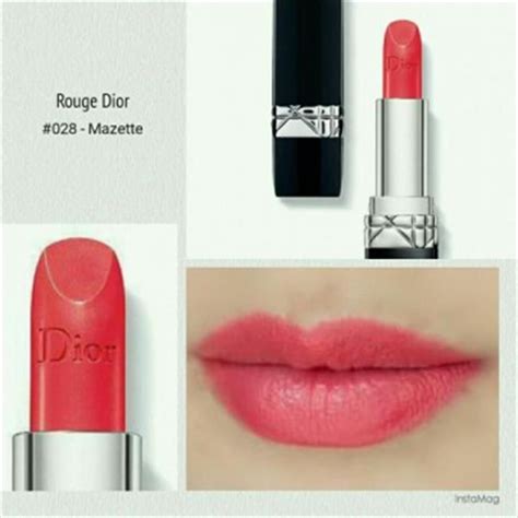 rouge dior 028 mazette|Christian Rouge Dior Voluptuous Care Lipcolor No. 028 Mazette.